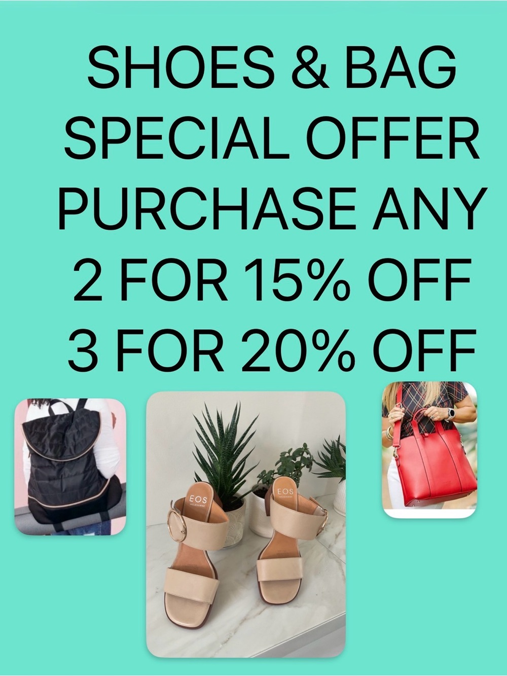 SUNDAY FLASH SALE ON ALL WOMENS SHOES AND HANDBAGS